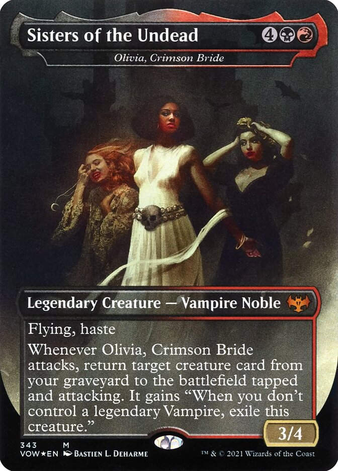 Olivia, Crimson Bride (VOW) (343) / Borderless