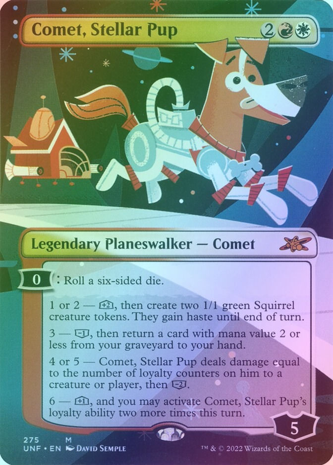 Comet, Stellar Pup (UNF) (275) / Borderless / Foil
