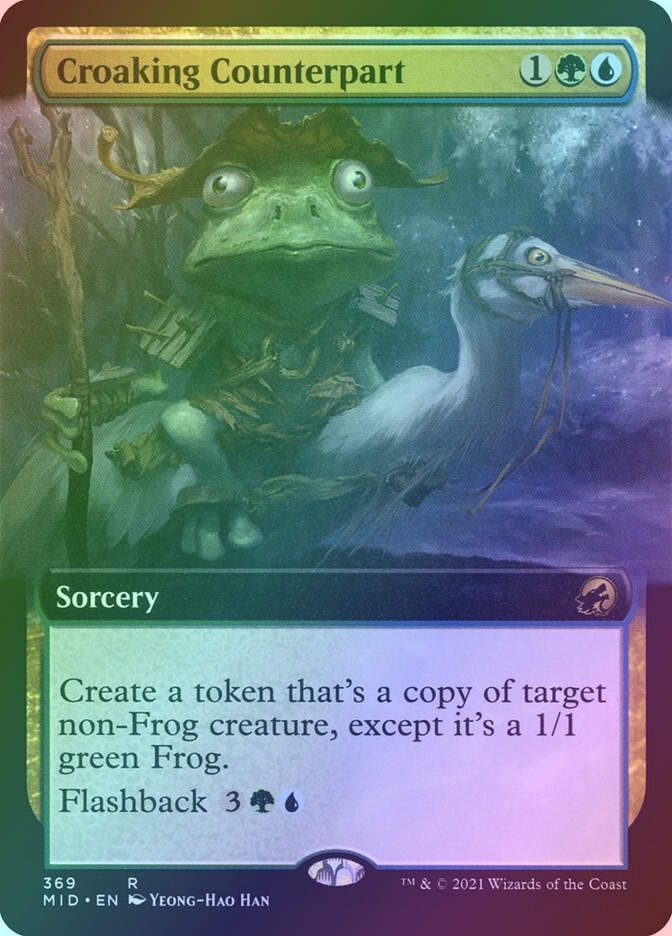 Croaking Counterpart (MID) (369) / Extended Art / Foil