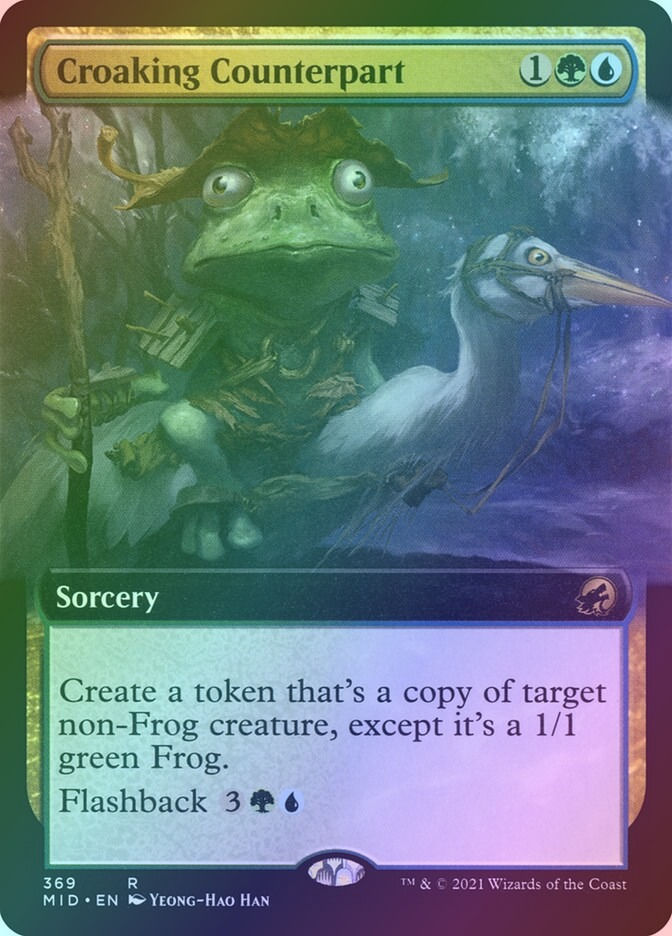 Croaking Counterpart (MID) (369) / Extended Art / Foil