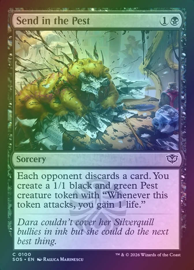 Send in the Pest (SOS) (100) / Foil