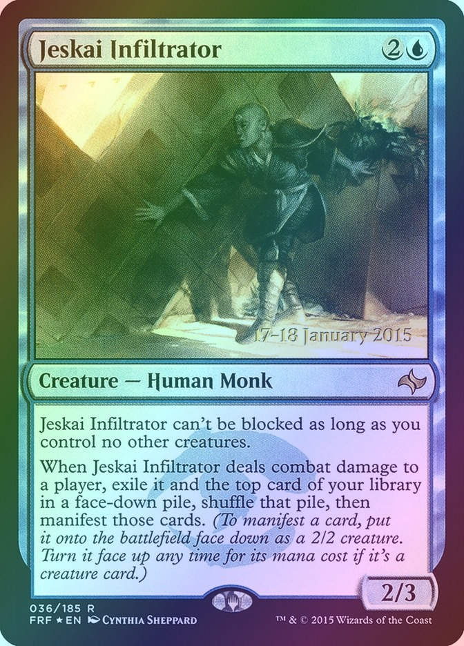 Jeskai Infiltrator (PFRF) (36s) / Foil