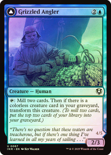 Grizzled Angler // Grisly Anglerfish (INR) (67) / Foil — cara 1 de 2