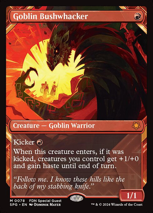 Goblin Bushwhacker (SPG) (78) / Foil / Showcase