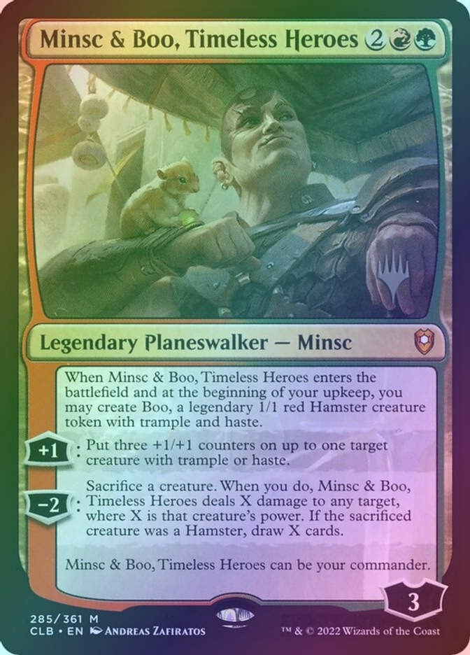 Minsc & Boo, Timeless Heroes (PCLB) (285p) / Foil