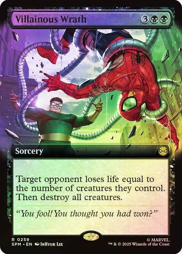 Villainous Wrath (SPM) (259) / Extended Art / Foil