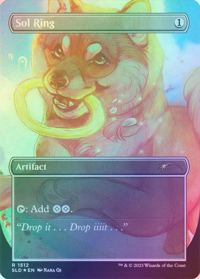 Sol Ring // Sol Ring (SLD) (1512) / Borderless / Foil — cara 2 de 2