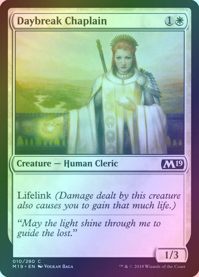 Daybreak Chaplain (M19) (10) / Foil