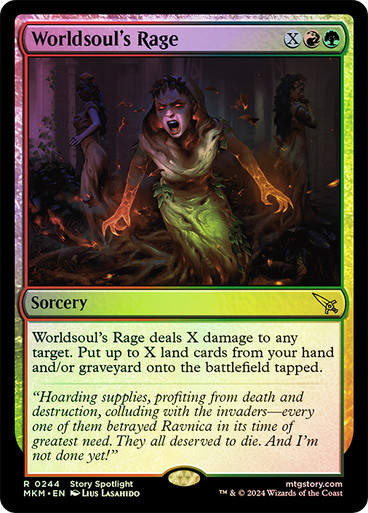 Worldsoul's Rage (mkm) (244) / Foil