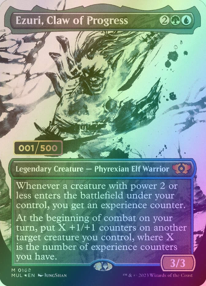 Ezuri, Claw of Progress (MUL) (168z) / Borderless / Serialized