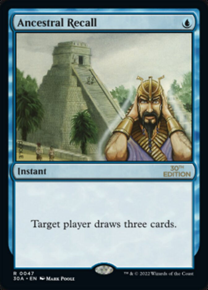 Ancestral Recall (30a)