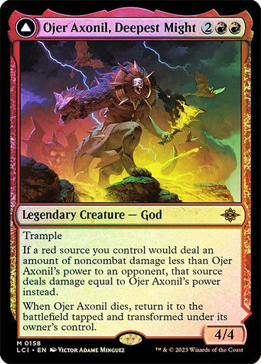 Ojer Axonil, Deepest Might // Temple of Power (lci) / Foil — cara 1 de 2