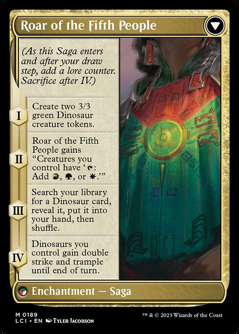 Huatli, Poet of Unity // Roar of the Fifth People (lci) — cara 2 de 2