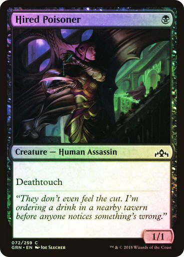 Hired Poisoner (GRN) (72) / Foil