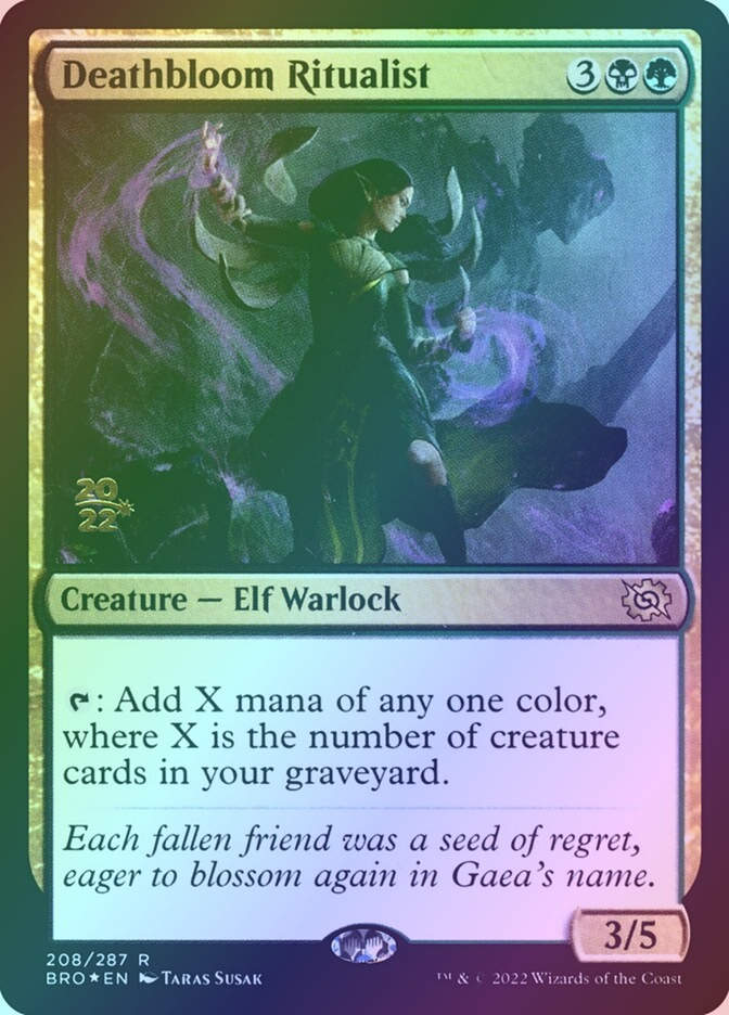 Deathbloom Ritualist (PBRO) (208s) / Foil