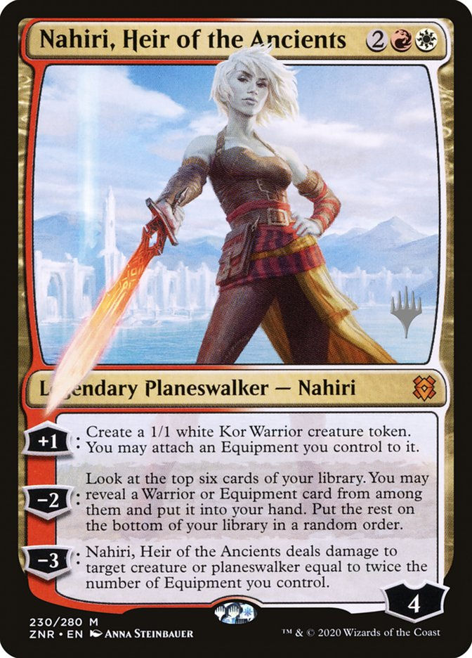 Nahiri, Heir of the Ancients (PZNR) (230p)