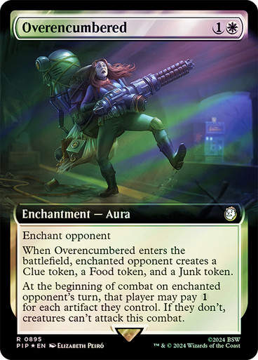 Overencumbered (pip) (895) / Extended Surge Foil