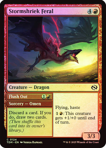 Stormshriek Feral // Flush Out (TDM) (124) / Foil