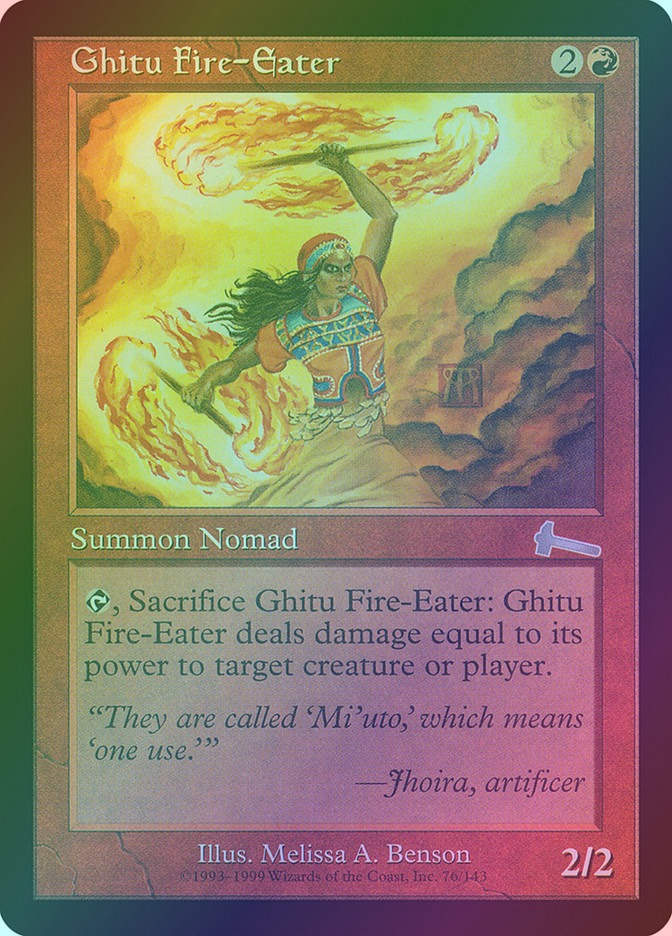 Ghitu Fire-Eater (ULG) (76) / Foil