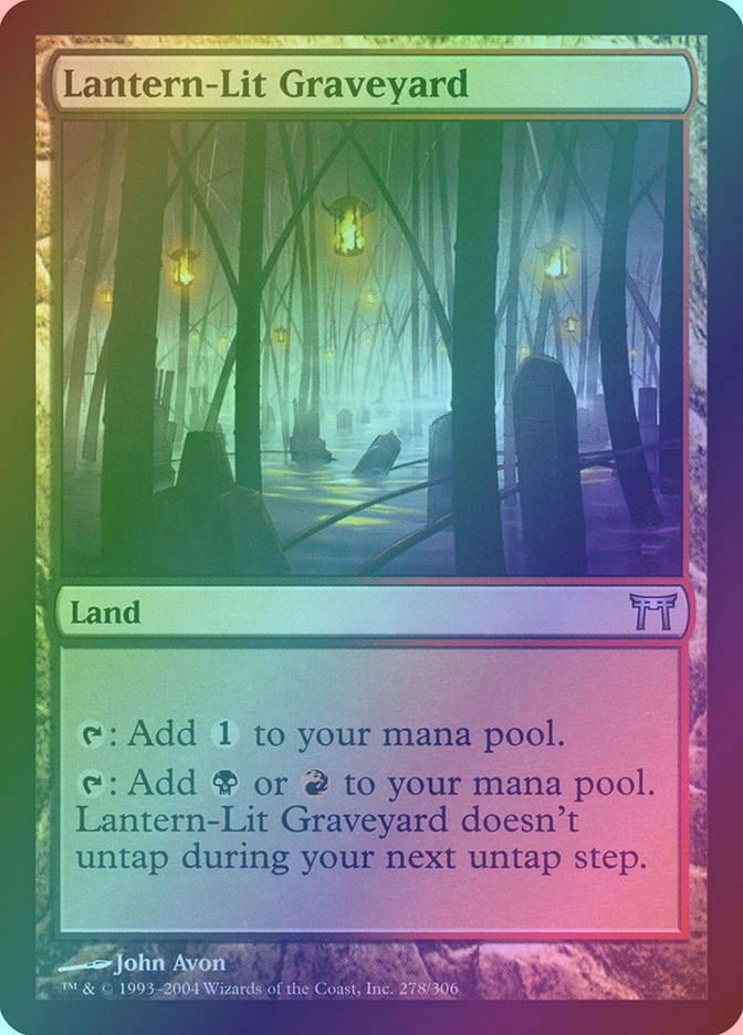 Lantern-Lit Graveyard (CHK) (278) / Foil