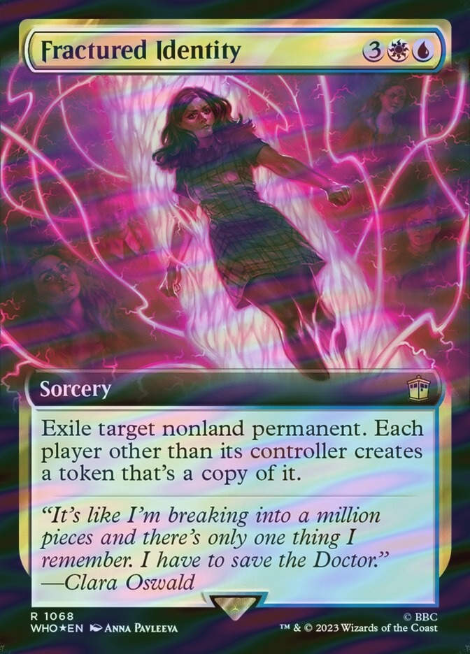 Fractured Identity (WHO) (1068) / Extended Art / Surge Foil
