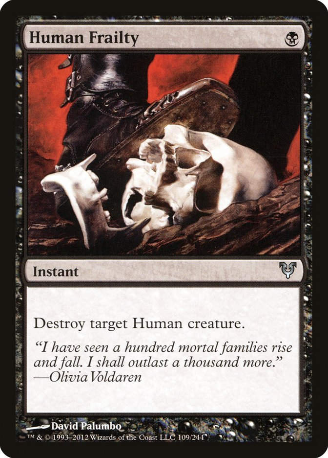 Human Frailty (AVR) (109) / Foil