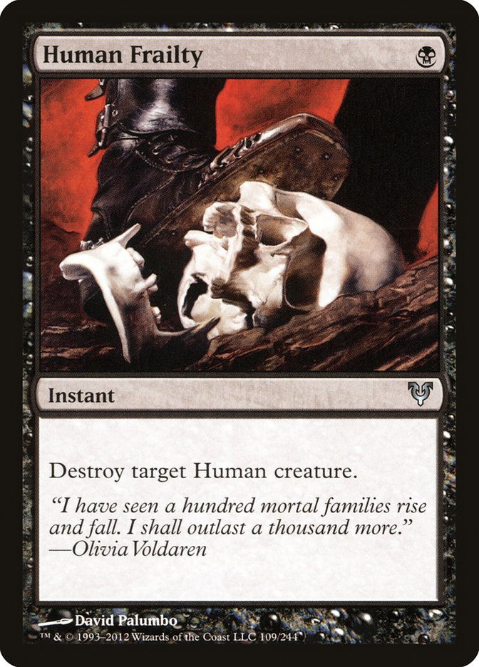 Human Frailty (AVR) (109) / Foil