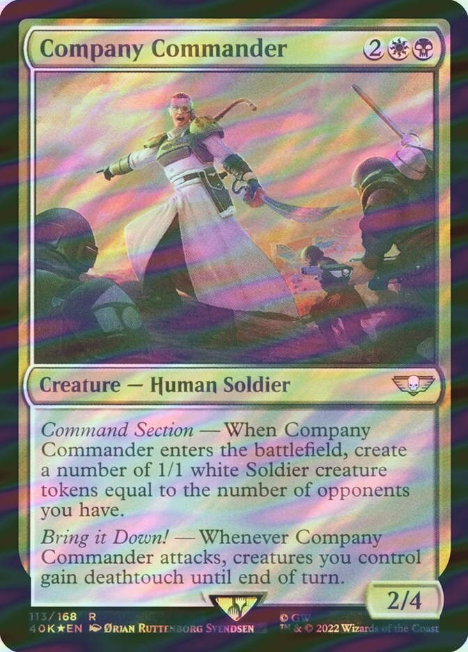 Company Commander (40K) (113★) / Surge Foil