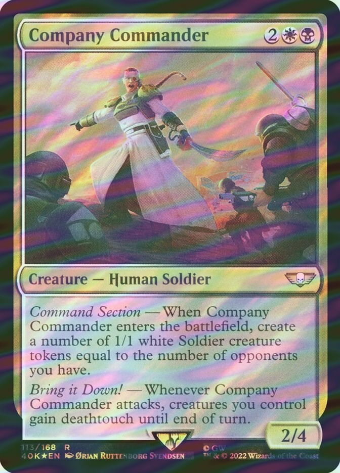 Company Commander (40K) (113★) / Surge Foil