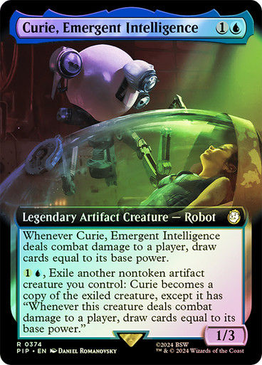 Curie, Emergent Intelligence (pip) (374) / Extended Art Foil