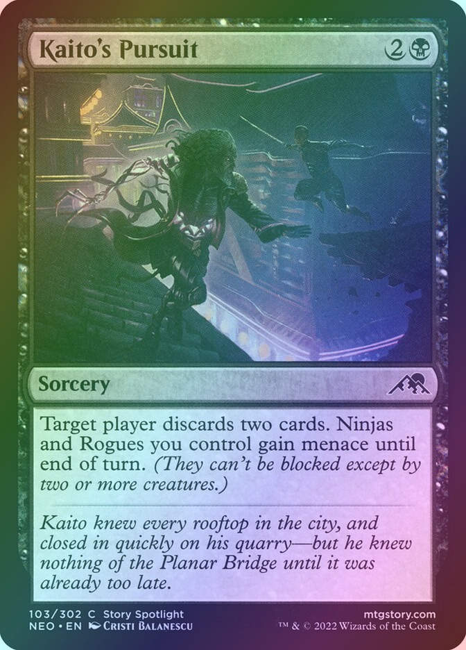 Kaito's Pursuit (NEO) (103) / Foil