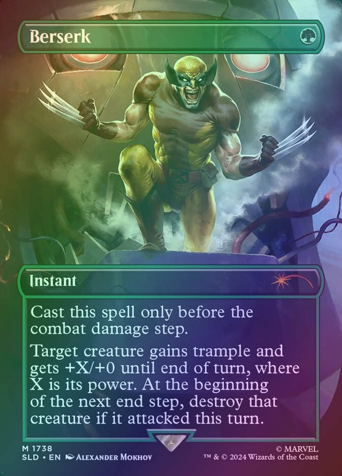 Berserk (SLD) (1738) / Borderless / Foil