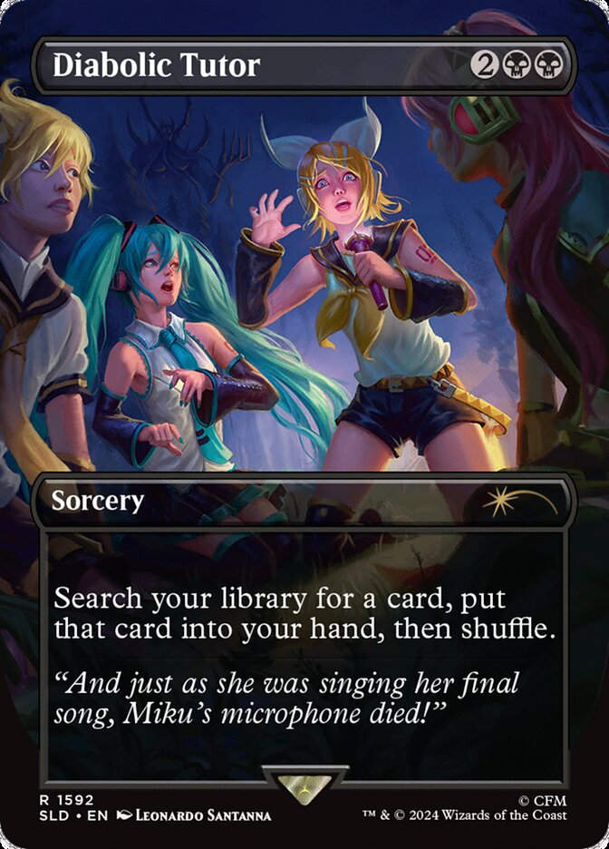 Diabolic Tutor (SLD) (1592) / Borderless