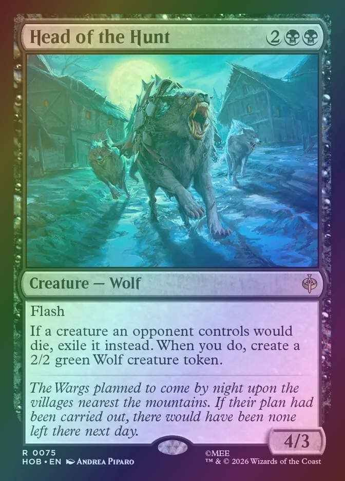 Head of the Hunt (HOB) (75) / Foil