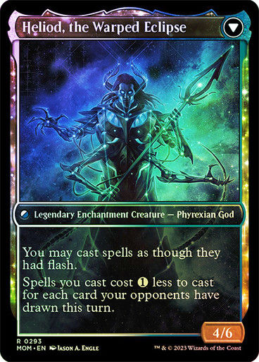 Heliod, the Radiant Dawn // Heliod, the Warped Eclipse (mom_293)/ShowcaseFoil — cara 2 de 2