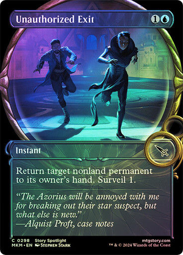 Unauthorized Exit (mkm) (298) / Showcase Foil