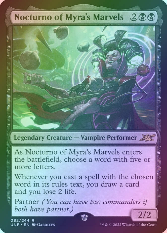 Nocturno of Myra's Marvels (UNF) (82) / Foil
