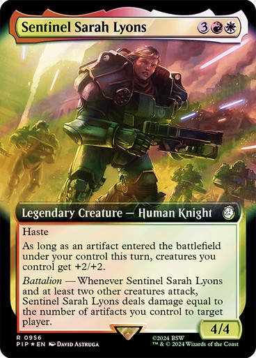 Sentinel Sarah Lyons (pip) (956) / Extended Surge Foil