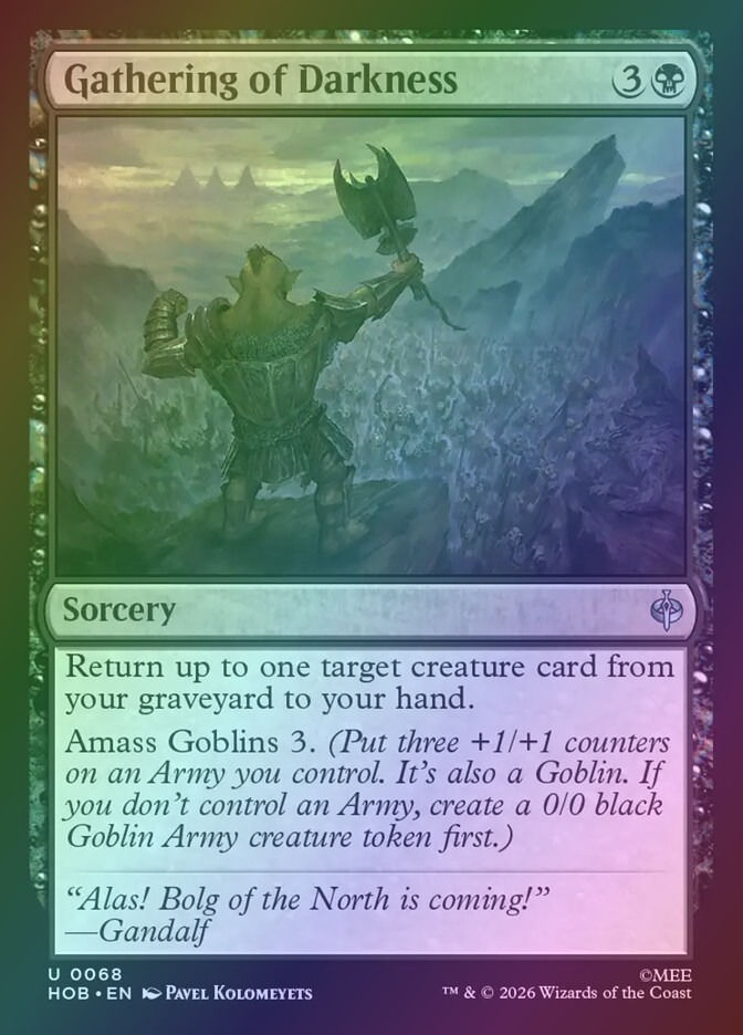 Gathering of Darkness (HOB) (68) / Foil