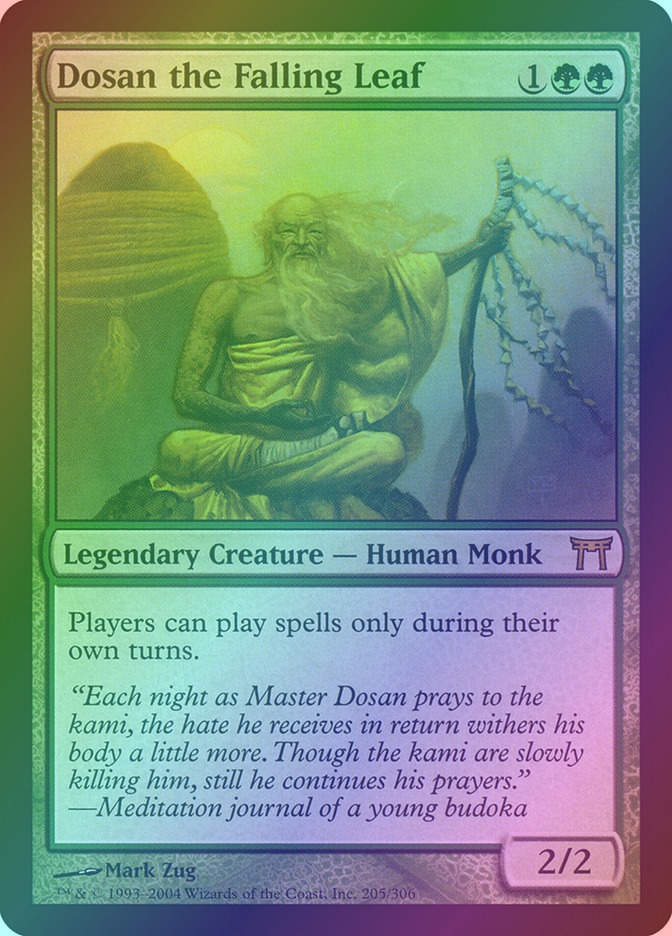 Dosan the Falling Leaf (CHK) (205) / Foil