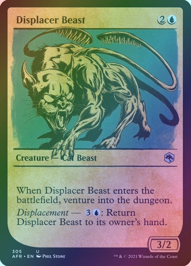 Displacer Beast (AFR) (305) / Showcase / Foil