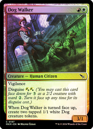 Dog Walker (mkm) (197) / Foil