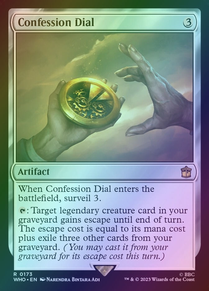 Confession Dial (WHO) (173) / Foil