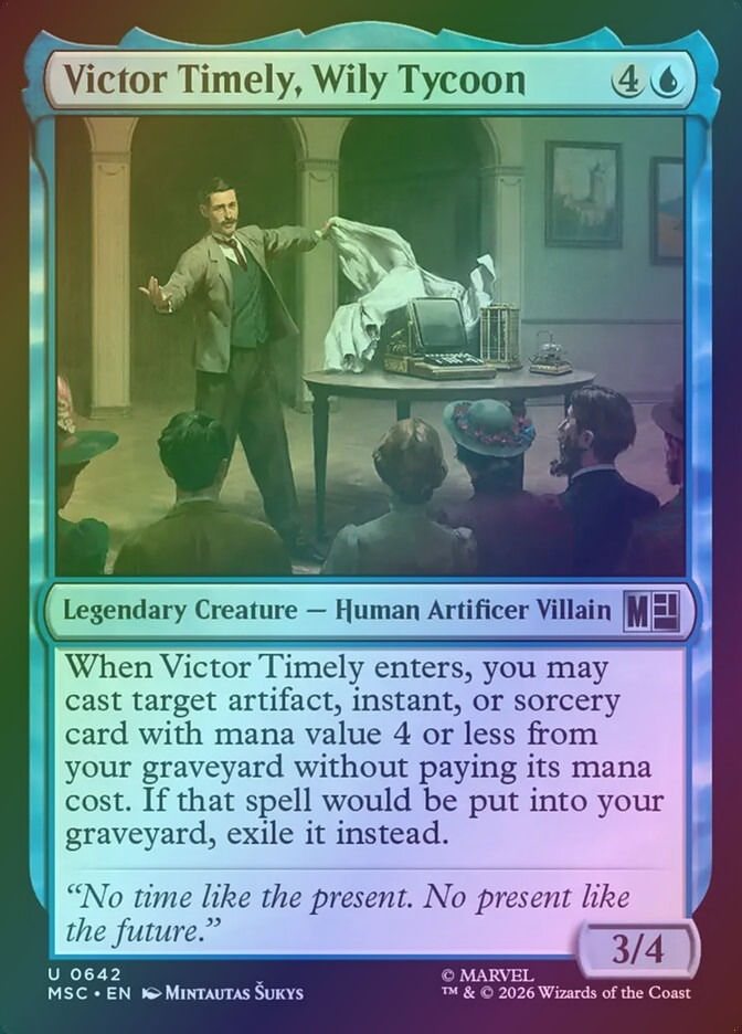 Victor Timely, Wily Tycoon (MSC) (642) / Foil