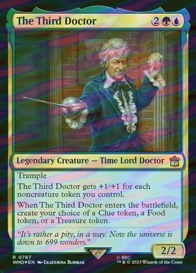 The Third Doctor (WHO) (767) / Surge Foil