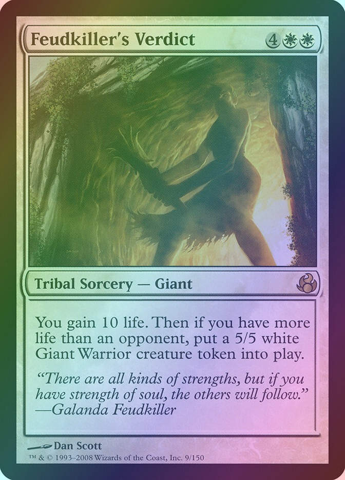 Feudkiller's Verdict (MOR) (9) / Foil