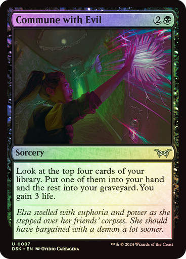 Commune with Evil (DSK) (87) / Foil