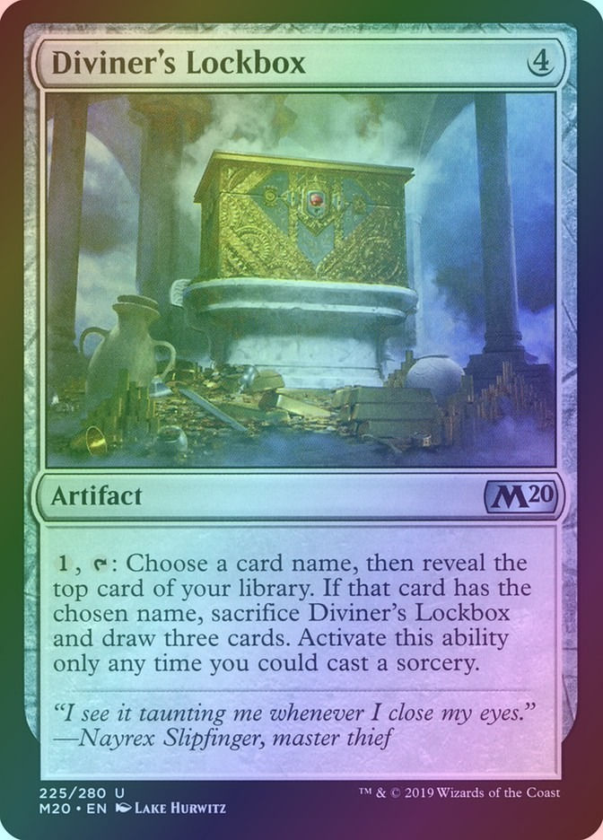 Diviner's Lockbox (M20) (225) / Foil