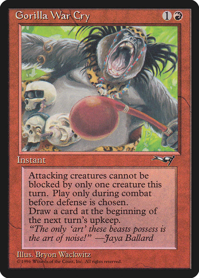 Gorilla War Cry (ALL) (73a)