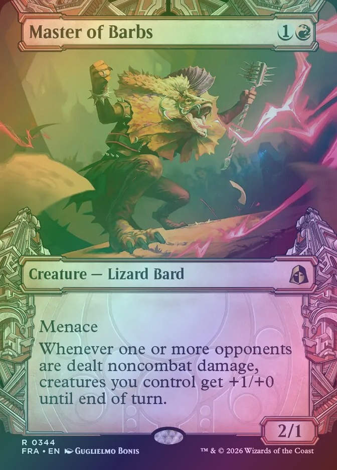 Master of Barbs (FRA) (344) / Borderless / Showcase / Foil